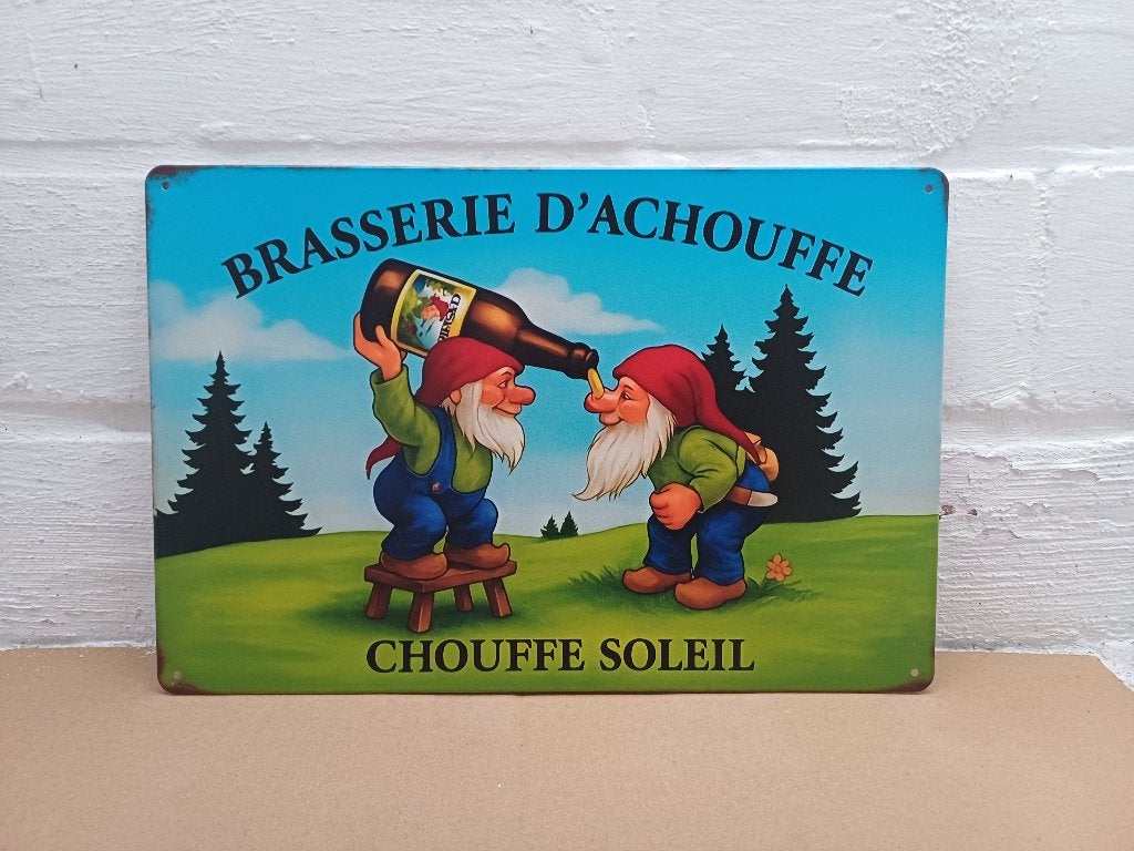 Reclameborden La Chouffe, Verzenden