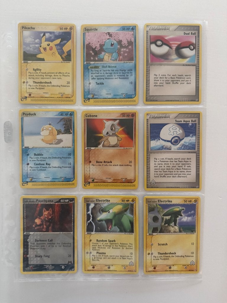 Ex Team Aqua Versus Team Magma kaarten, Enlèvement ou Envoi, Comme neuf, Plusieurs cartes