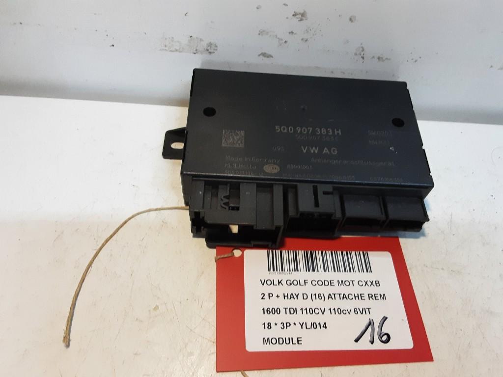 UNITE ELECTRONIQUE Volkswagen Golf VII (AUA) (5Q0907383H), Volkswagen, Mevr. I. Hauben, Utilisé, Rue de l'Espoir 34 34
4030  GRIVEGNÉE, BE