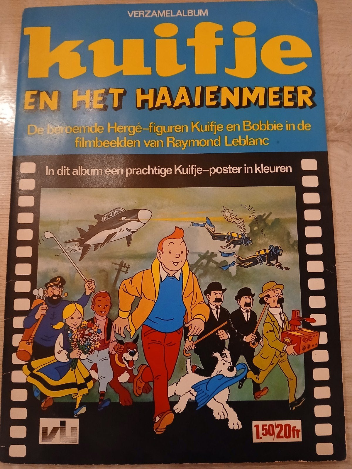 Album photo de Tintin et le lac aux requins, Enlèvement ou Envoi, Album d'images