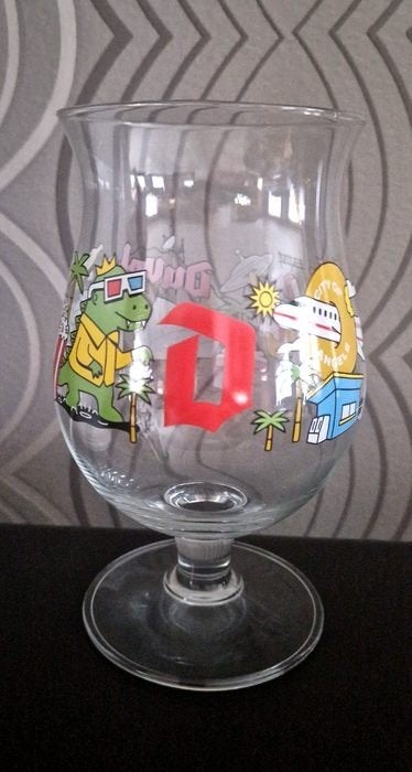 Duvel glas 'Los Angeles' USA, Enlèvement ou Envoi, Verre à bière
