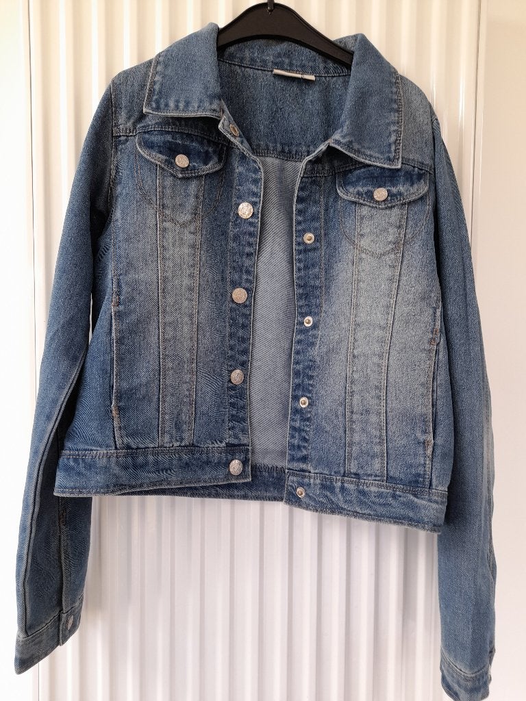 Veste en jean Name It — 12 ans/152 cm, Name-It, Comme neuf, Enlèvement, Fille