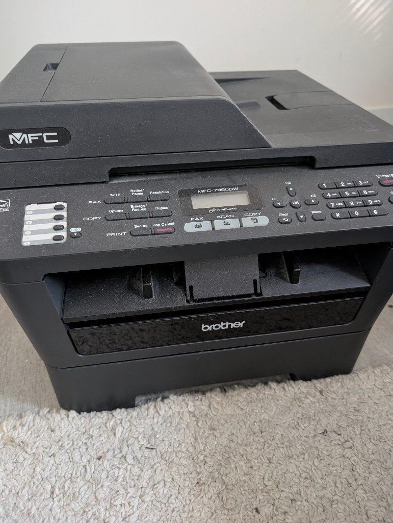 Brother printer, Computers en Software, Ophalen, All-in-one, Faxen, Zo goed als nieuw