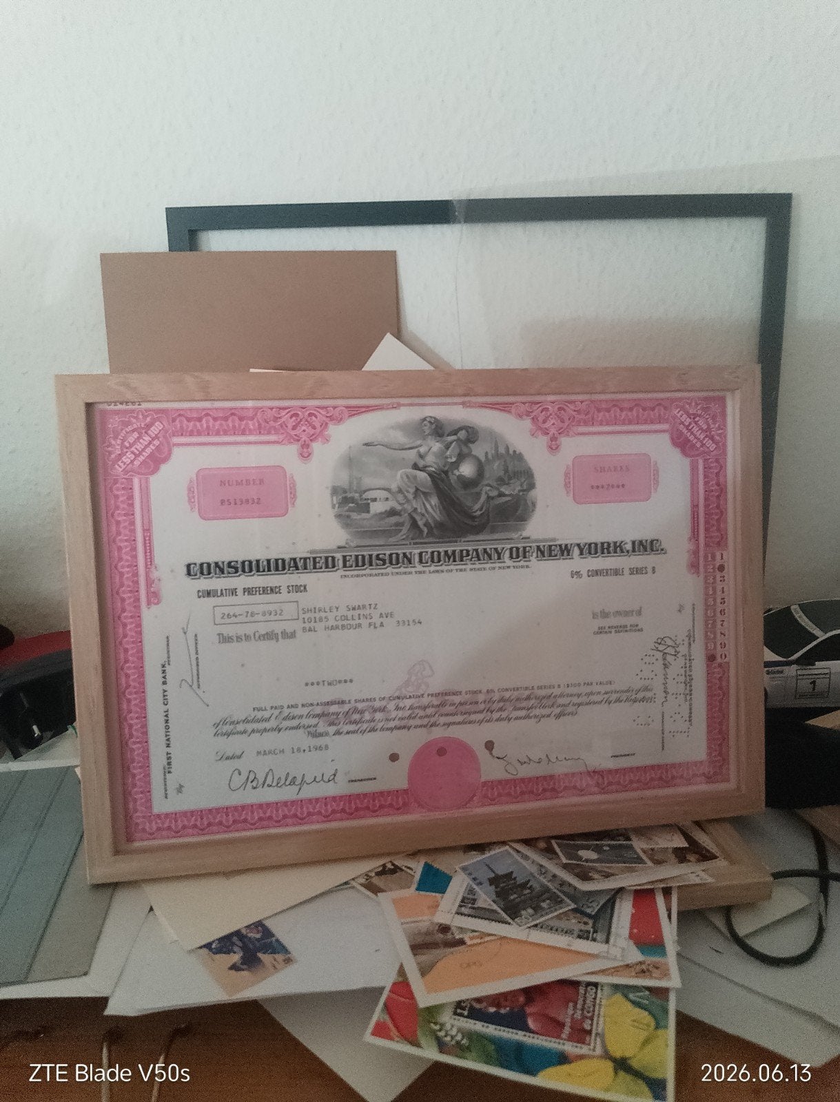 8 waardepapieren original History, Postzegels en Munten, Aandelen en Waardepapieren, Ophalen of Verzenden