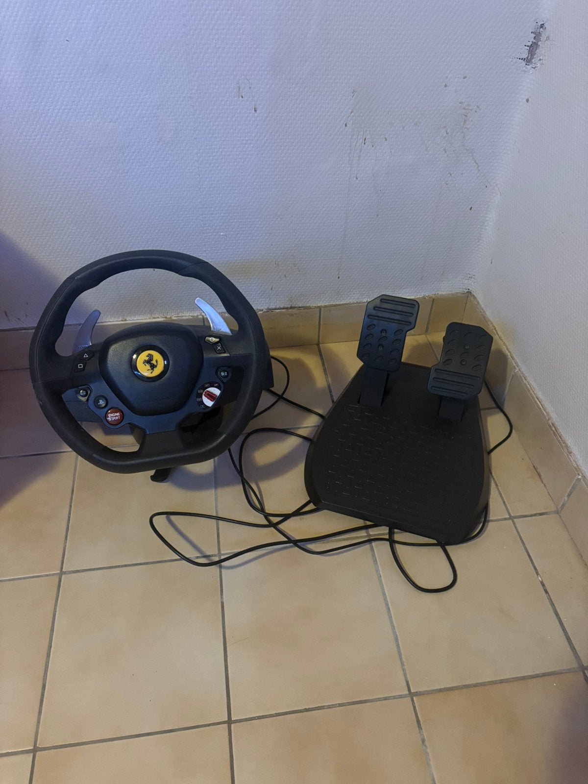 THRUSTMASTER T80 Ferrari488 GTB Edition Stuur Ps4+gratis spe, Enlèvement, Comme neuf