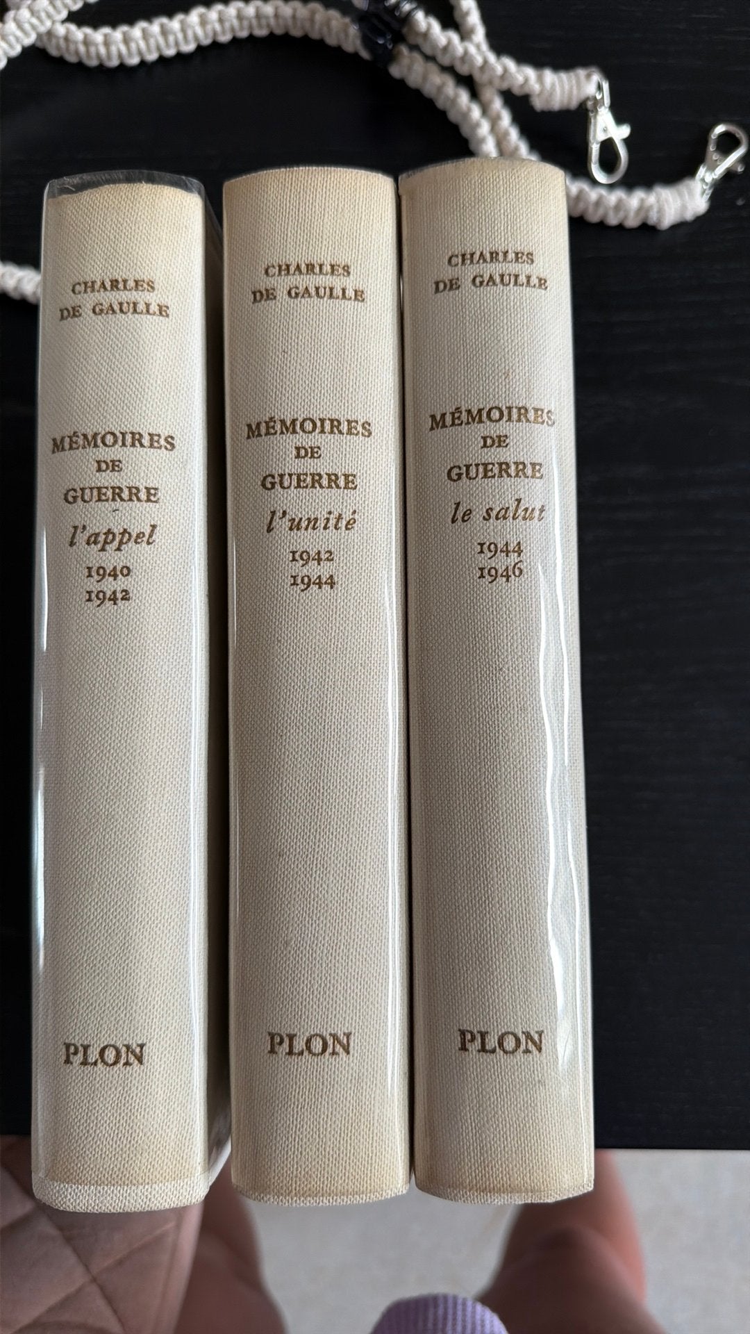 Charles de Gaulle —Mémoires de Guerre (ensemble de 3 pièces), Livres, Guerre & Militaire, Comme neuf, Enlèvement