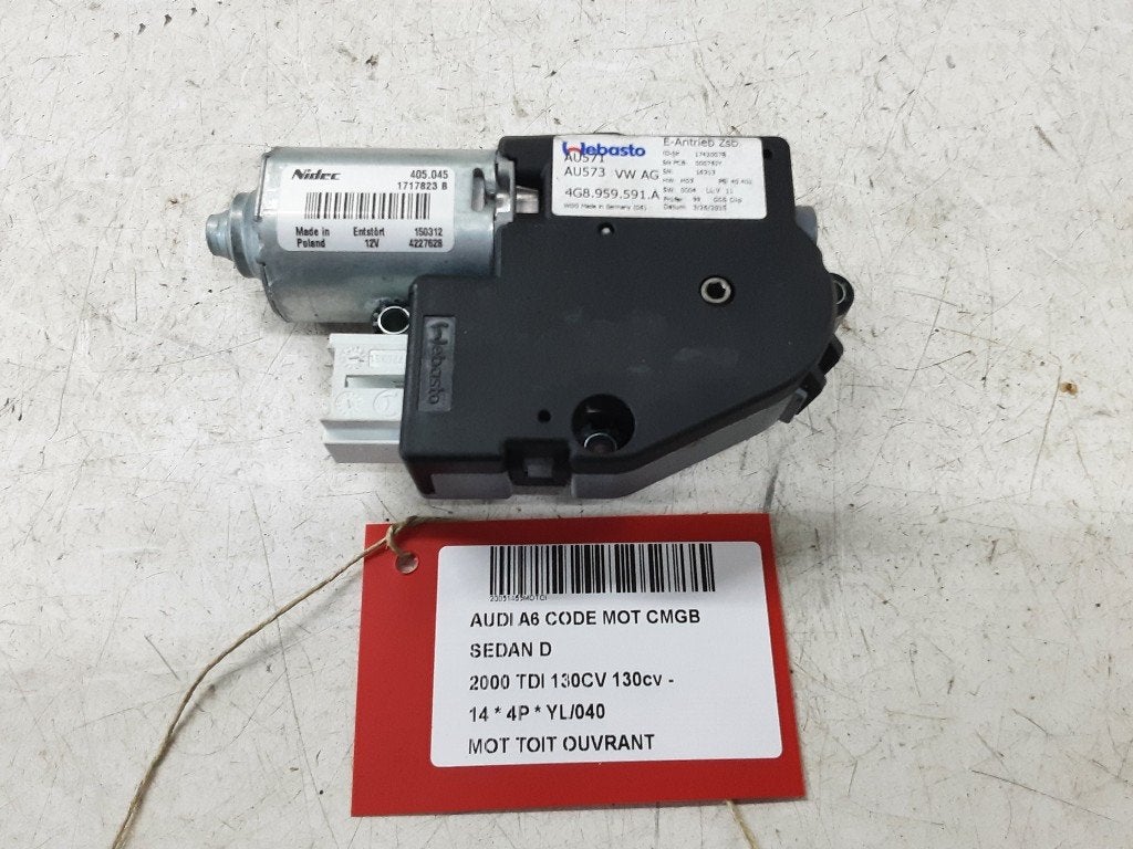 TOIT OUVRANT MOTEUR Audi A6 (C7) (4G8959591A), Autos : Pièces & Accessoires, Mevr. I. Hauben, Audi, Utilisé, Rue de l'Espoir 34 34
4030  GRIVEGNÉE, BE