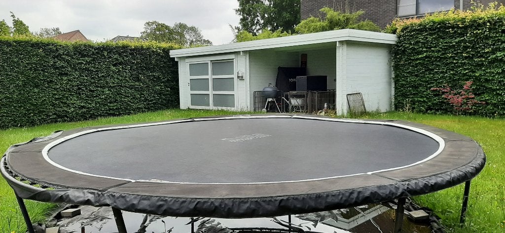 Grote trampoline, merk Salta, diameter 427 cm, Kinderen en Baby's, Speelgoed | Buiten | Trampolines, Ophalen, Gebruikt
