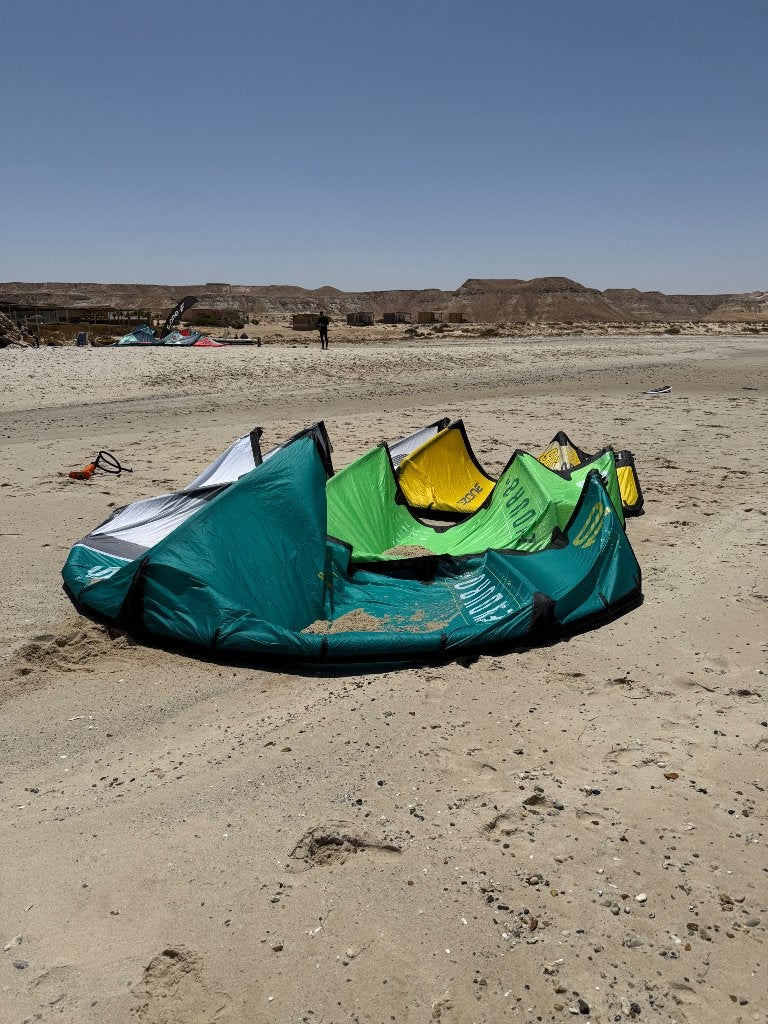 Kite jeugd beginner set, Watersport en Boten, Kitesurfen, Ophalen, Zo goed als nieuw, Kite