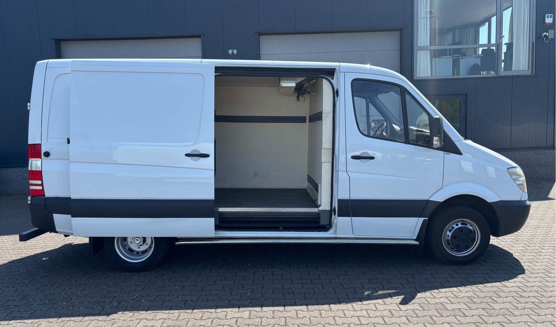 Mercedes-Benz Sprinter 515 N2 Automaat Vangmuil Koelwagen Ai, Achat, Entreprise, 3 places, Noir
