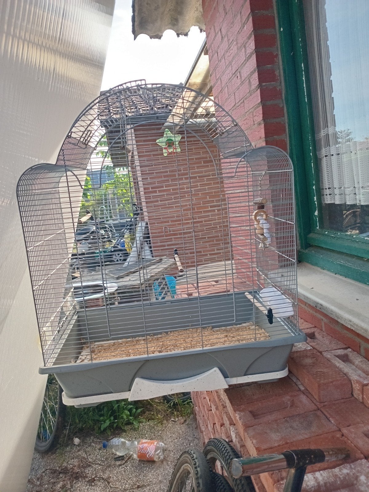 vogel kooie, Ophalen