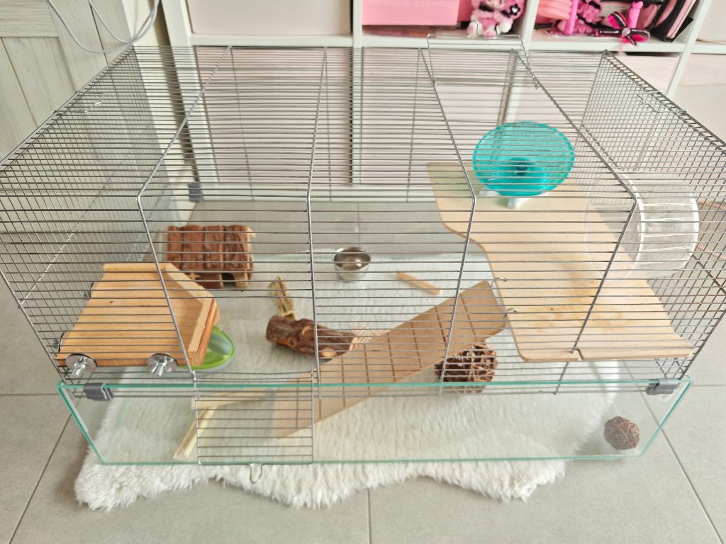 Hamsterkooi, Kooi, Gebruikt, Hamster, 75 tot 110 cm