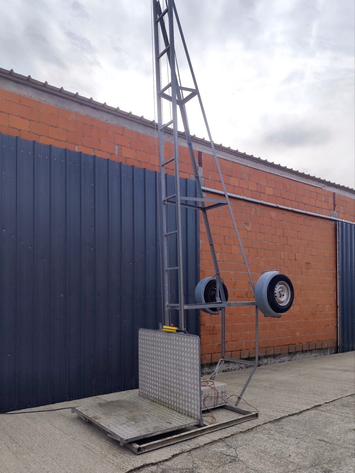bouwlift — 6m — perfecte staat — 230v, Ophalen, Bouwlift
