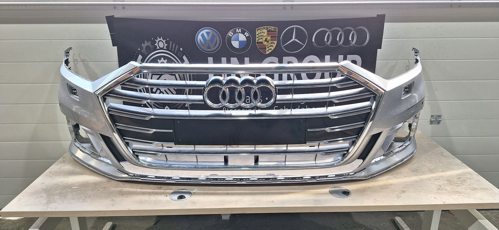 Audi A8 D5 (4N) voorbumper, Auto-onderdelen, Gebruikt, -, Voor, -