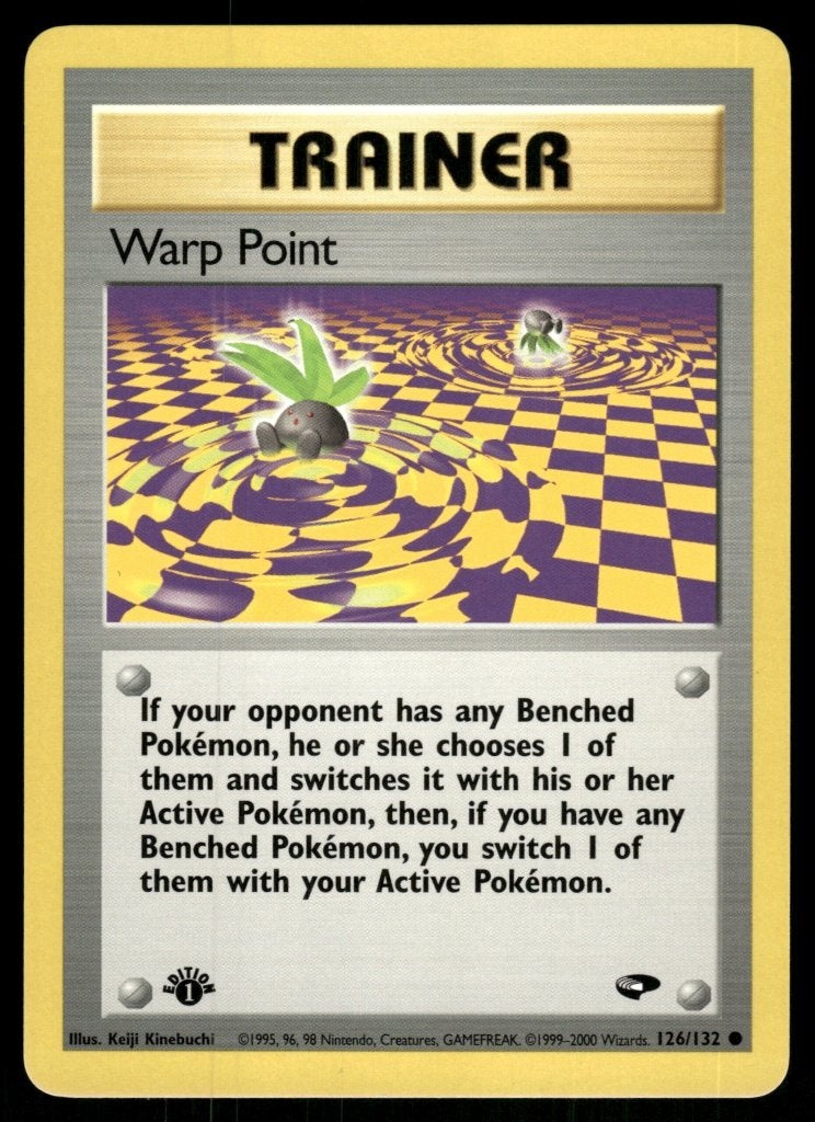 Warp Point 126/132 - Gym Challenge (1st edition), Envoi, Utilisé