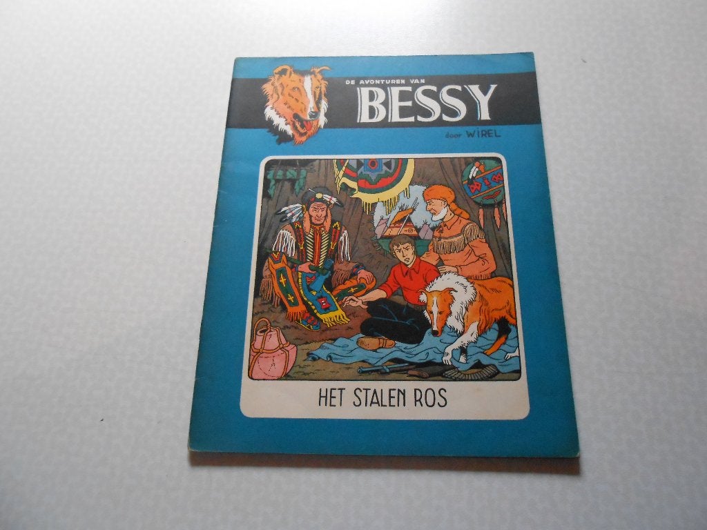 Bessy 5a Het stalen ros 1955 1 ste druk., Willy vandersteen, Eén stripboek, Ophalen of Verzenden, Zo goed als nieuw