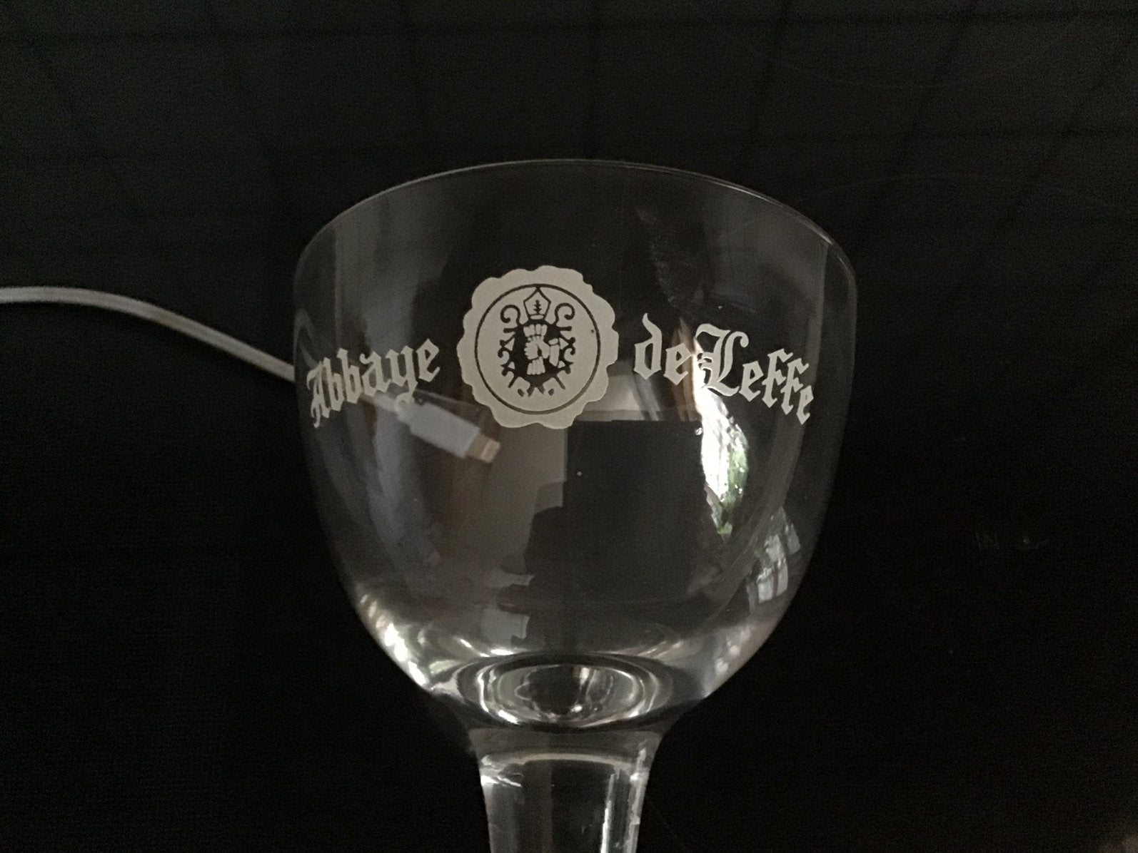 Très ancienne bière d'abbaye en verre Leffe, Collections, Enlèvement ou Envoi, Comme neuf