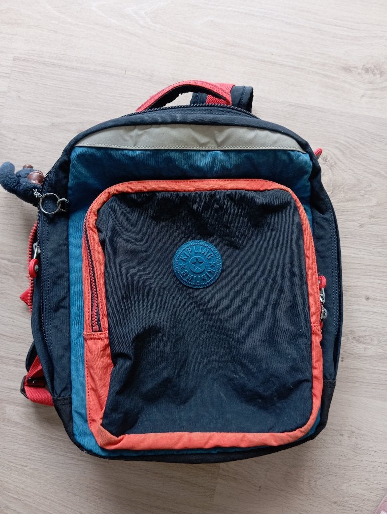 Boekentas kipling, Handtassen en Accessoires, Tassen | Schooltassen, Ophalen of Verzenden, Gebruikt, Rugtas