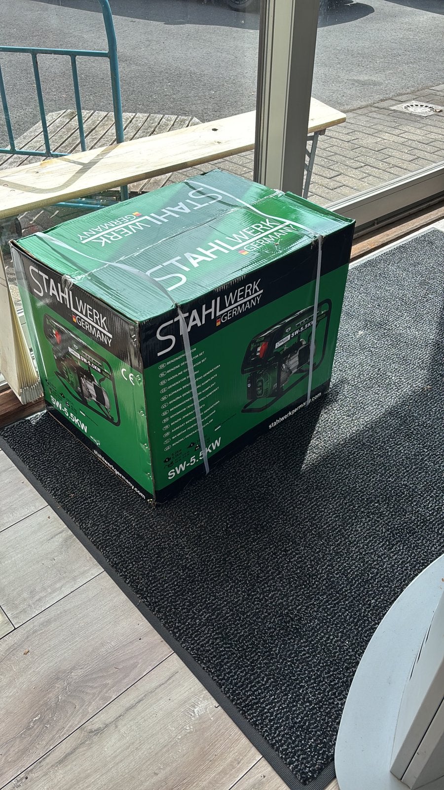 Benzinegenerator Stahlwerk Germany SW-5.5 KW, Bricolage & Construction, Boîtes à outils, Enlèvement, Neuf