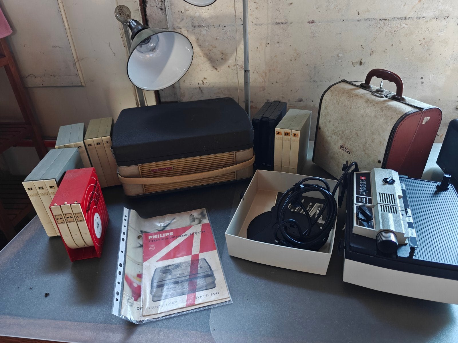 Philips bandrecorder, Eumig, Gaf Projector, Audio, Tv en Foto, Ophalen, Bandrecorder