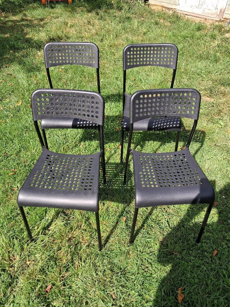 4 chaises IKEA, Maison & Meubles, Chaises, Synthétique, Comme neuf, Enlèvement, Quatre