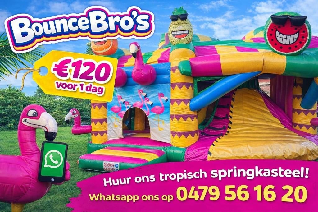 Springkasteel, Ophalen, Zo goed als nieuw
