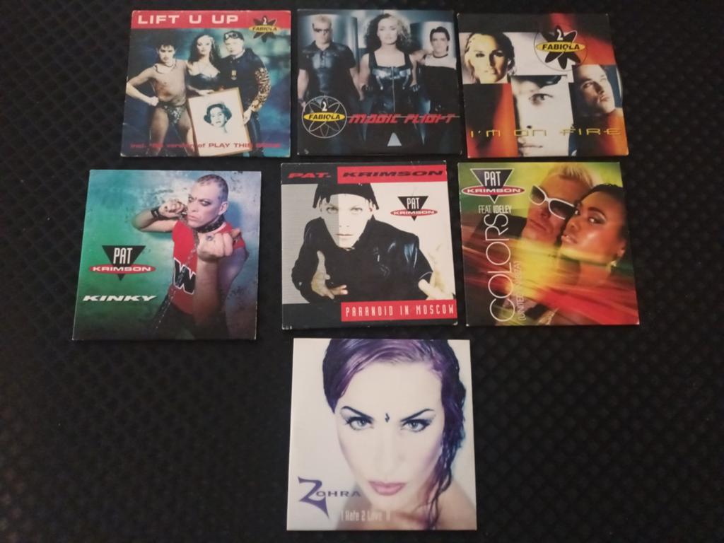 Cd single pakket 2 fabiola pat krimson zohra, Cd's en Dvd's, Ophalen of Verzenden