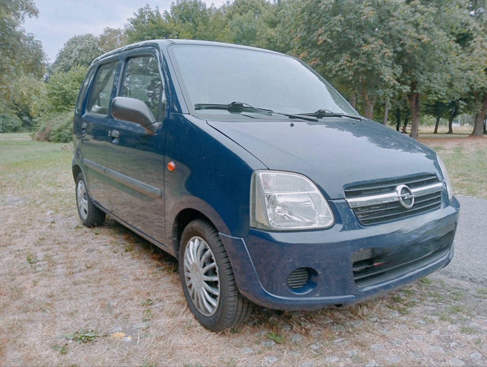 Prachtige Opel Agila turbodiesel 1248cc bouwjaar 2004 236000, Auto's, 4 cilinders, Blauw, 5 deurs, Particulier
