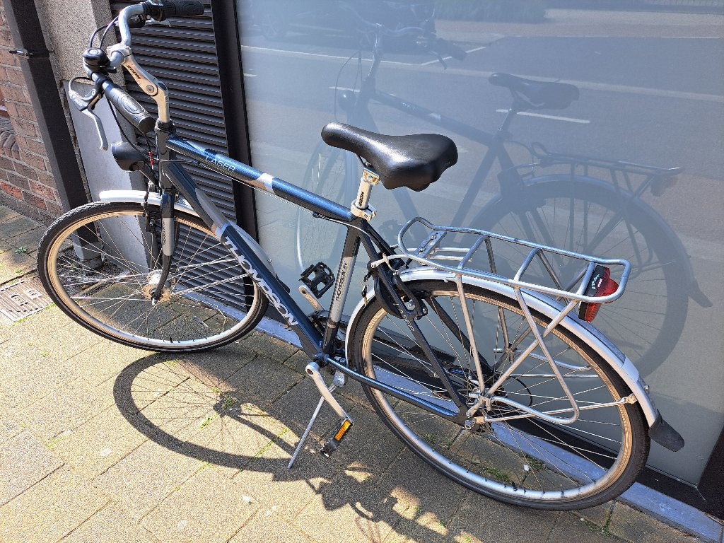 Herenfiets Thompson, Gebruikt, Velgrem, Versnellingen, 53 tot 57 cm