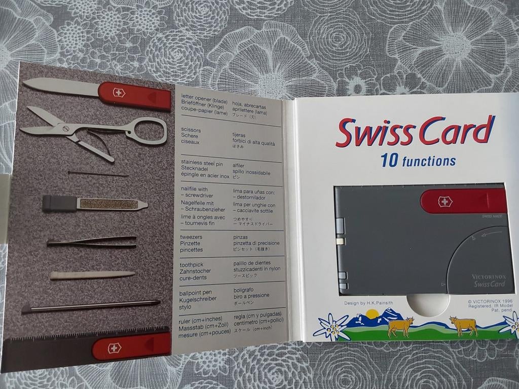 Swiss card, Ophalen of Verzenden