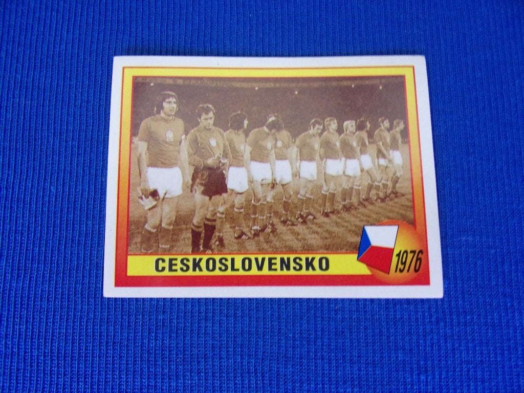Panini Euro 96 - Tsjechische ploeg 1976, Collections, Enlèvement ou Envoi, Neuf, Sport