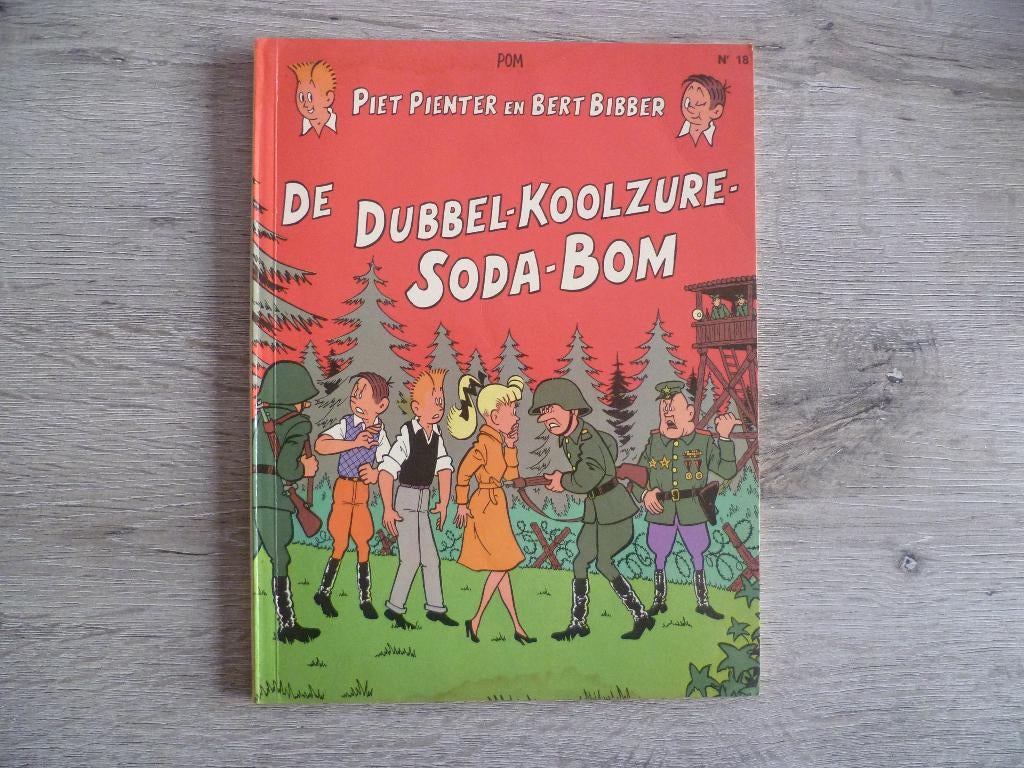 Piet Pienter en Bert Bibber – De dubbel-koolzure soda-bom, Enlèvement ou Envoi, Une BD, POM, Utilisé