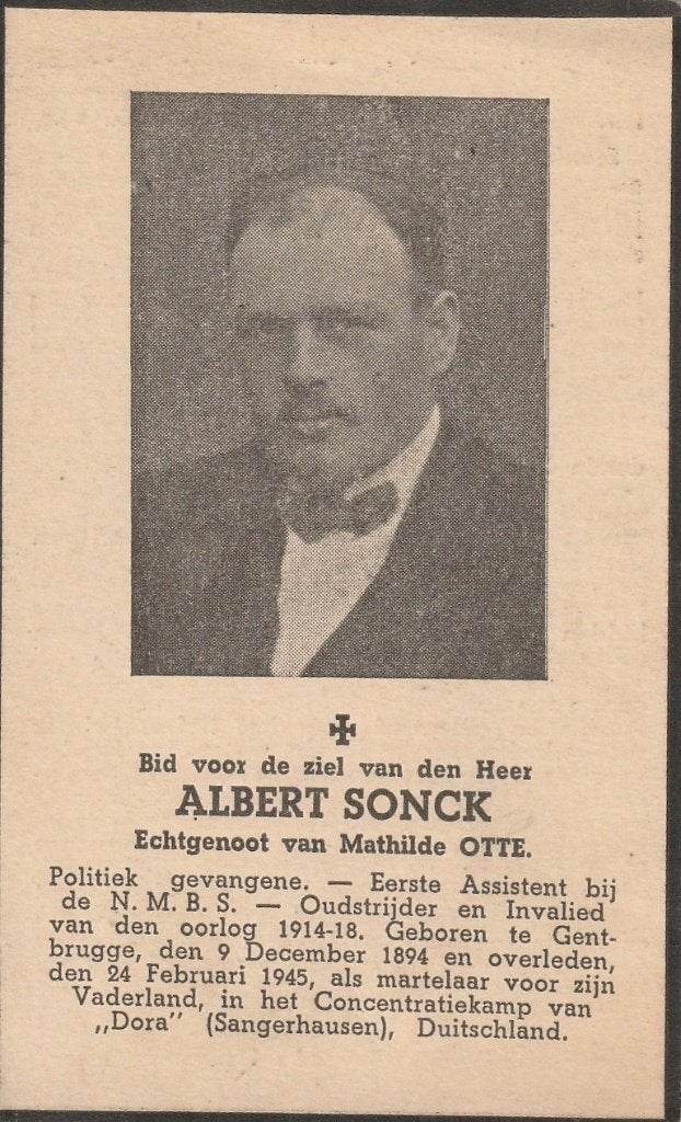 Concentratiekamp Dora Albert Sonck  24.02.1945, Verzamelen, Ophalen of Verzenden