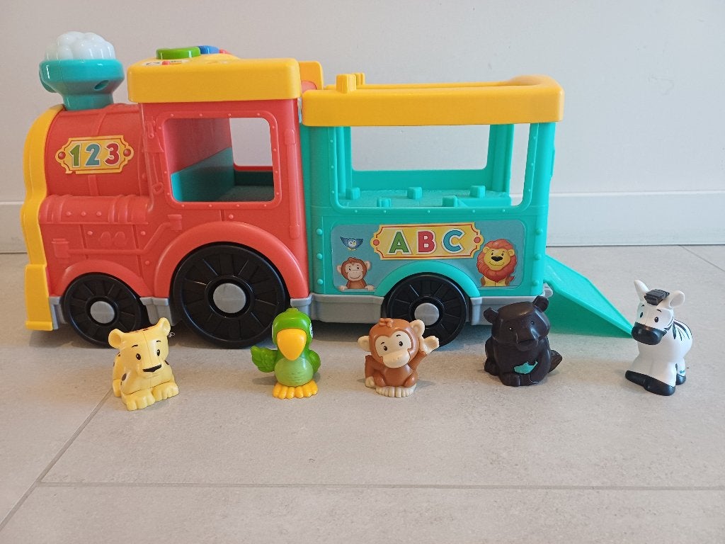 Little People grote ABC dierentrein, Kinderen en Baby's, Speelgoed | Fisher-Price, Ophalen of Verzenden, Zo goed als nieuw, Duw- of Trekspeelgoed