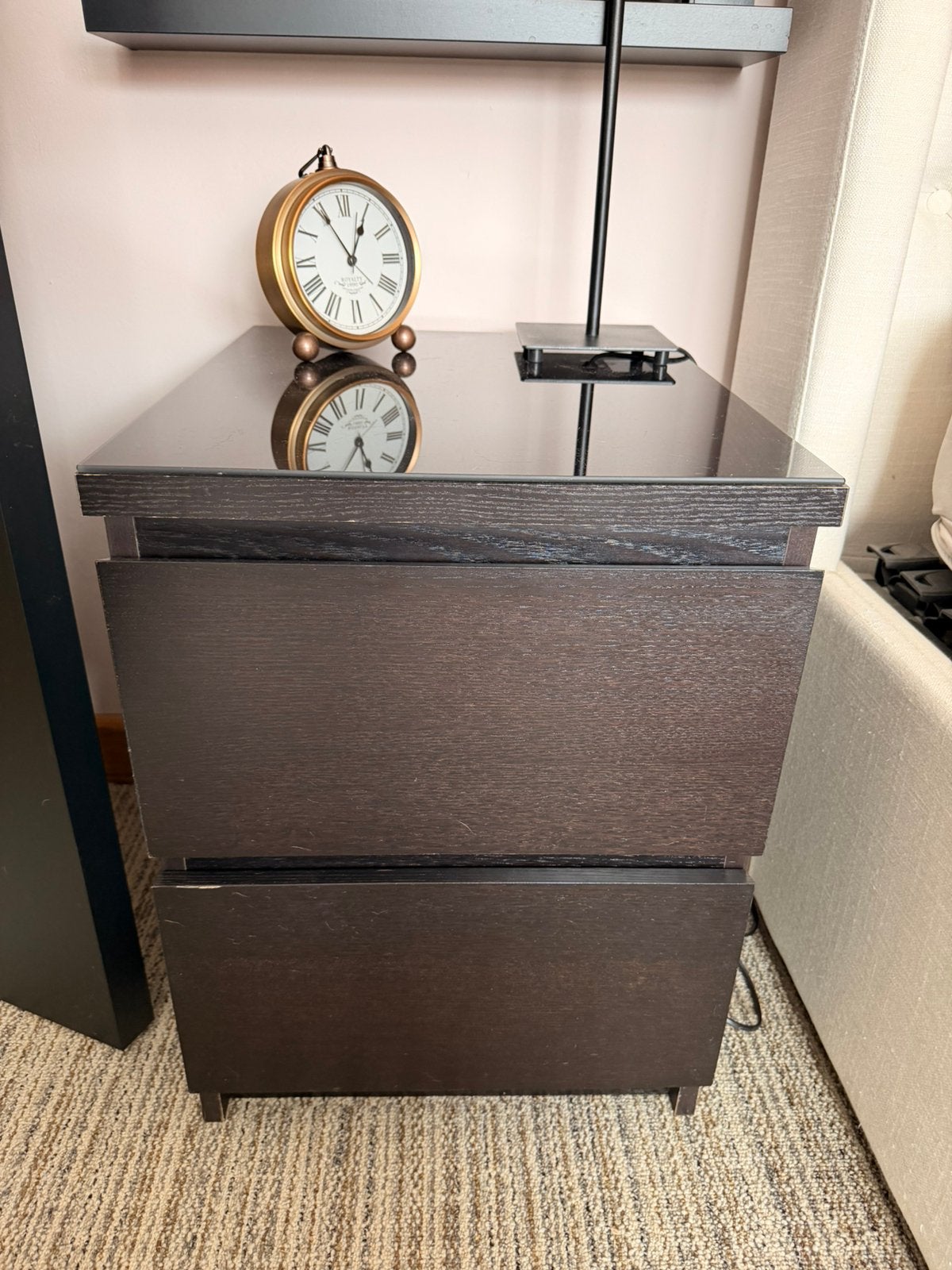 Table de nuit (lot de 2), Enlèvement, Comme neuf