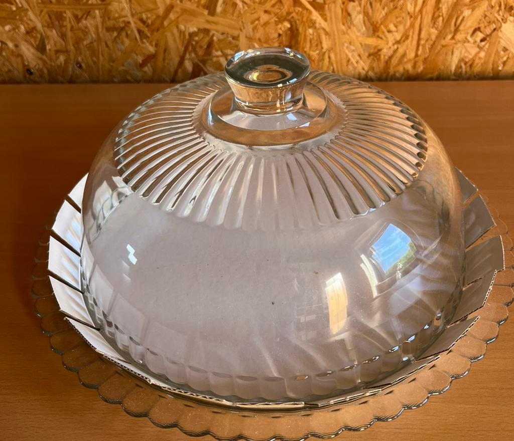 LUMINARC kaas-/taartset - Nieuw in doos - Vintage, Antiek en Kunst, Antiek | Keukengerei, Ophalen