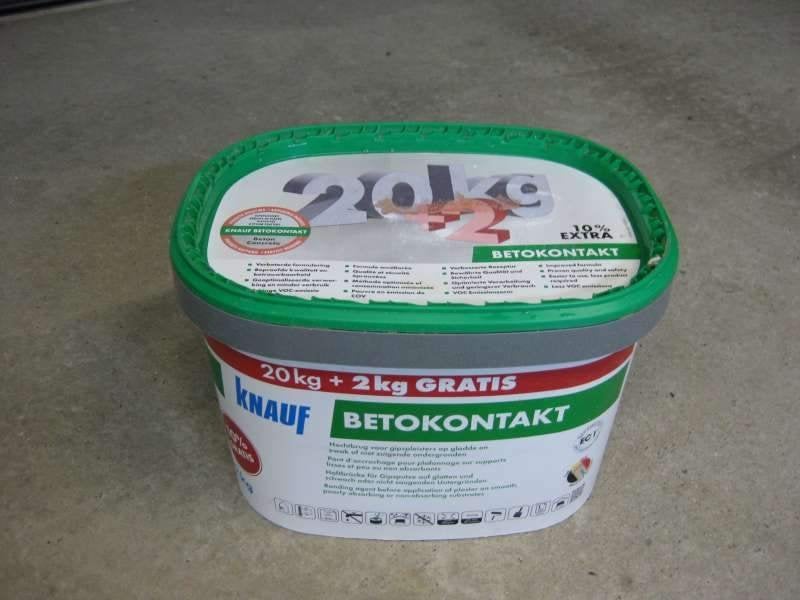 Betokontakt Knauf 12 kg, Doe-het-zelf en Bouw, Ophalen, Zo goed als nieuw
