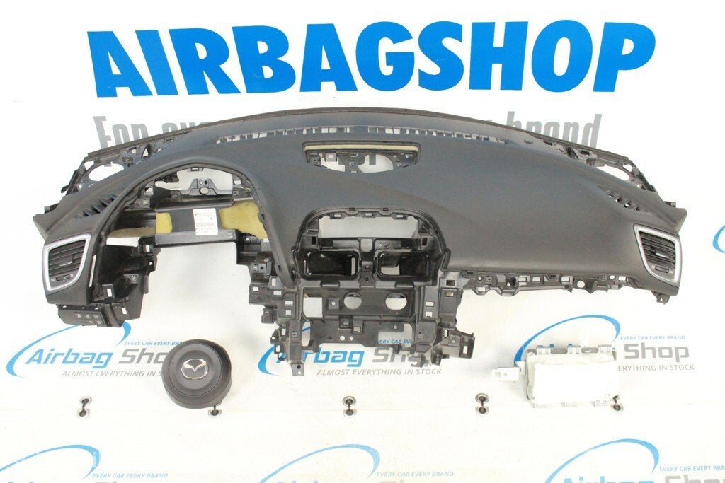 Airbag kit - Tableau de bord noir Mazda 3 (2014-2018), Enlèvement ou Envoi, Utilisé