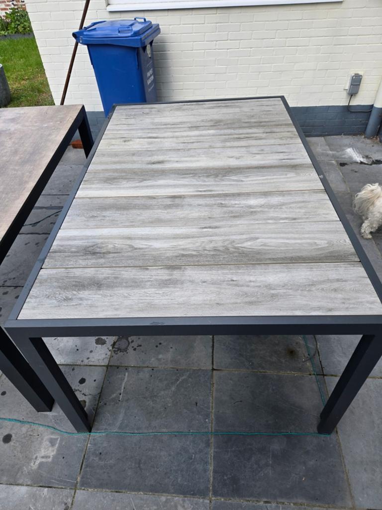Zeer degelijke tuintafel. Gedemonteerd kan., Jardin & Terrasse, Tables de jardin, Enlèvement
