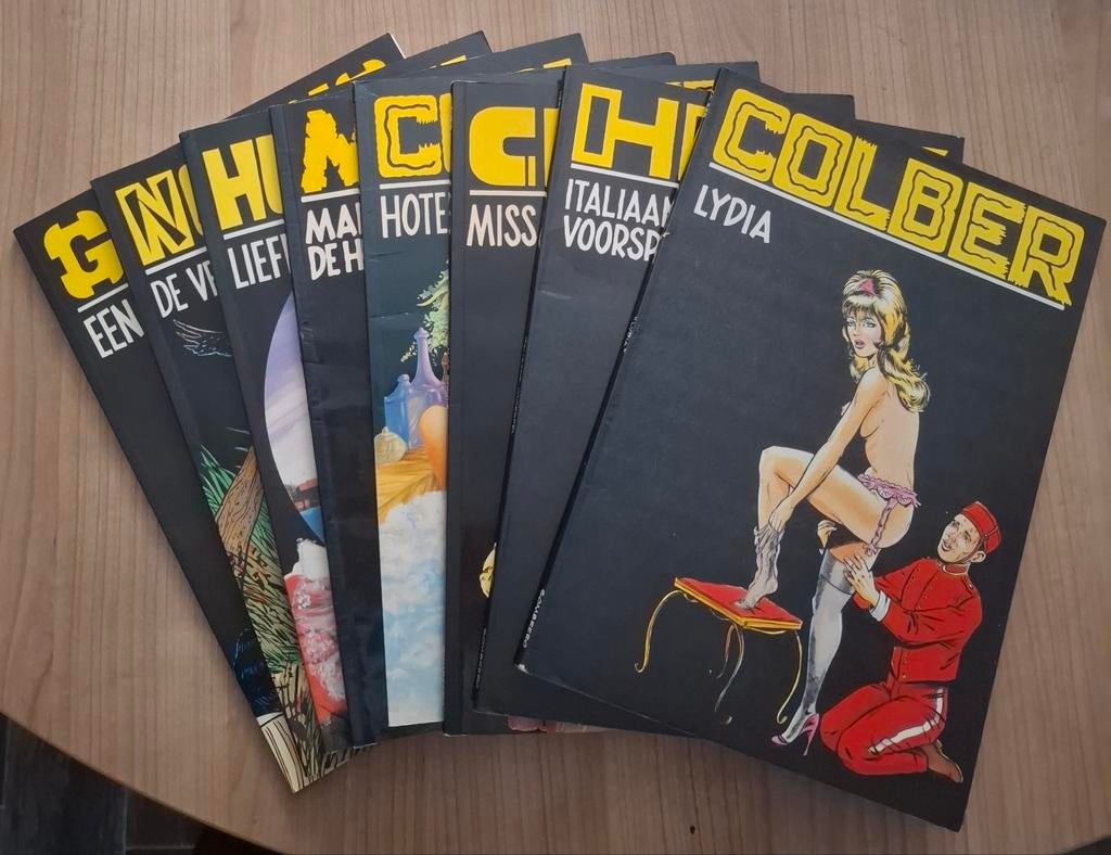 Erotische strips de zwarte reeks, Sombrero, Boeken, Ophalen of Verzenden