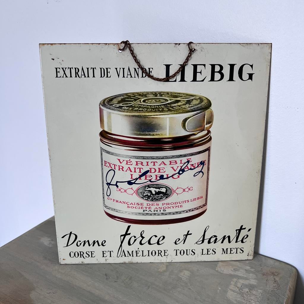 Tôle lithographiée Liebig, Verzamelen, Merken en Reclamevoorwerpen, Ophalen of Verzenden, Zo goed als nieuw, Verpakking