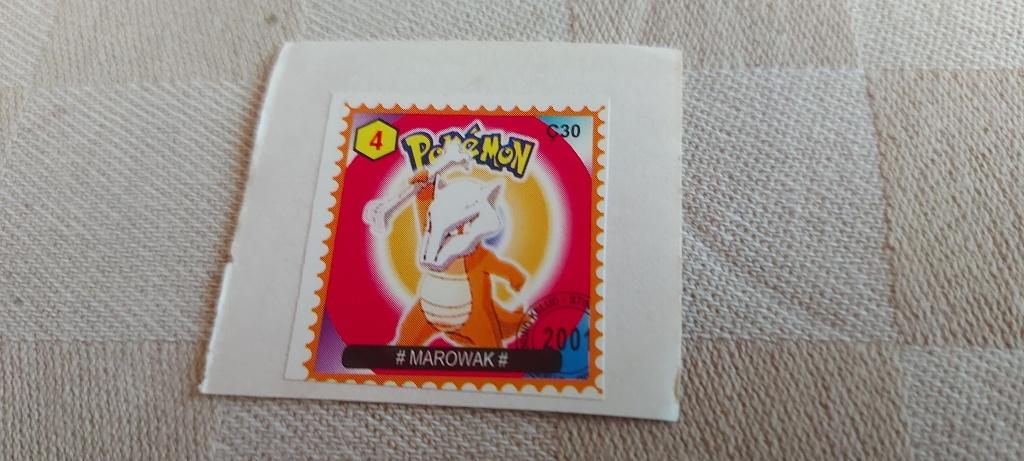 timbre Pokemon rare New Marowak Fine, Enlèvement ou Envoi, Neuf, Autres types