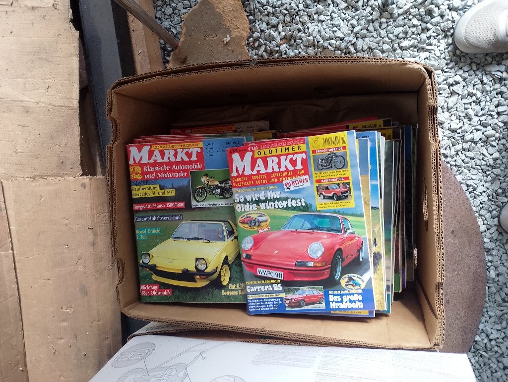 Boîtes de magazines du marché Oldtimer, Livres, Enlèvement, Utilisé, Autres types