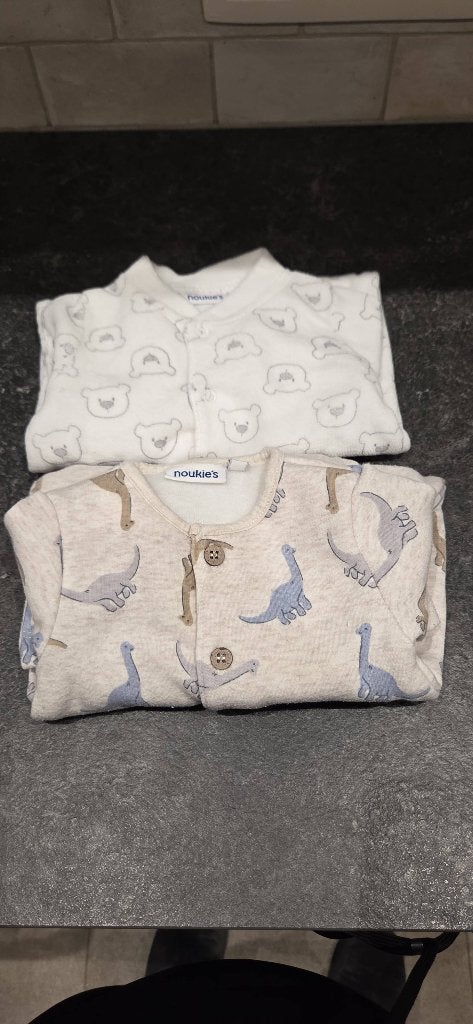Pyjama's noukies, Enfants & Bébés, Vêtements de bébé | Taille 56, Garçon ou Fille, Enlèvement ou Envoi, Vêtements de nuit ou Sous-vêtements