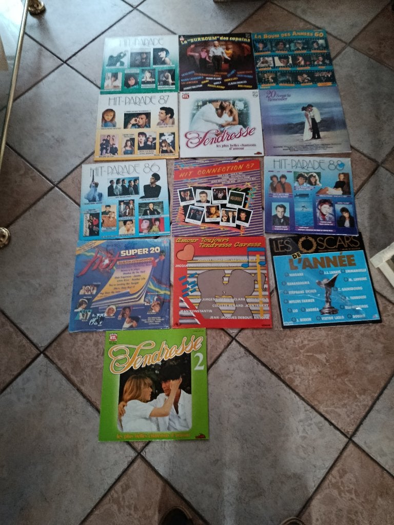 Lot de 13 LP compilation, Enlèvement ou Envoi, Pop, Compilation, Comme neuf