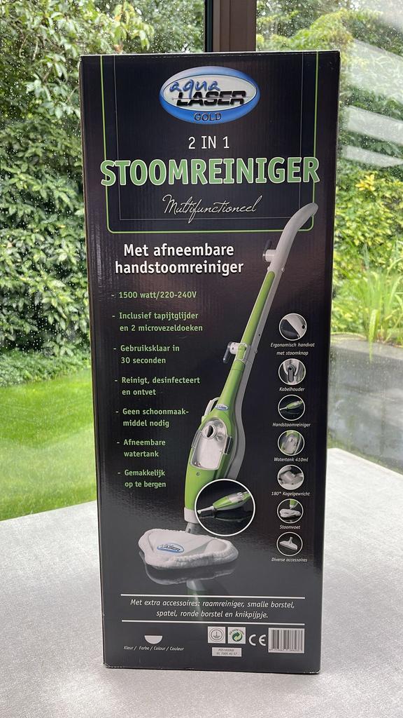 Aqua laser gold 2-in-1 stoomreiniger, Ophalen, Nieuw, Stoomreiniger