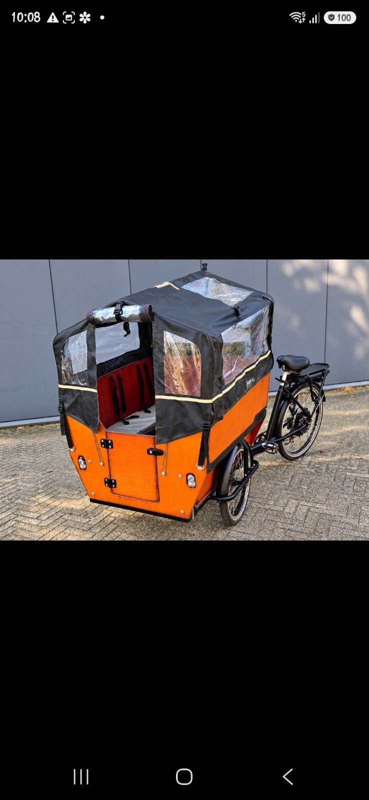 Elektrische bakfiets babboe max voor 6 kindjes, Ophalen of Verzenden