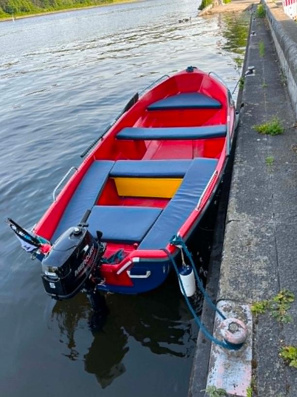 ALFA 420 + Mercury 5CV 2023 + Remorque RIBA: prêt à naviguer, Sports nautiques & Bateaux, Chaloupes, Comme neuf, Autres types