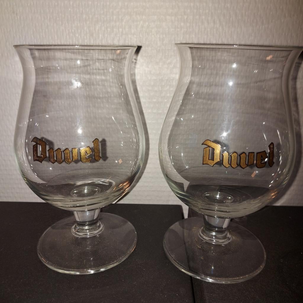 Twee Duvel glazen, Ophalen of Verzenden, Duvel