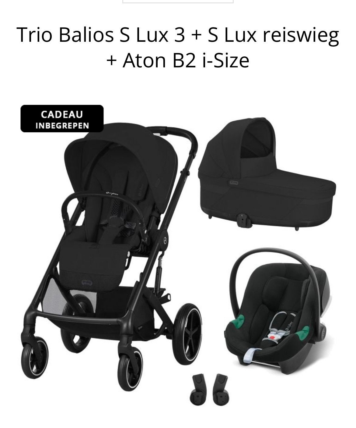 Cybex Balios S 2-in-1 + autostoel . Kinderwagen, Kinderen en Baby's, Kinderwagens en Combinaties, Zo goed als nieuw, Kinderwagen